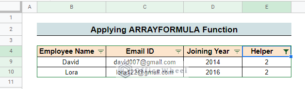 filter and remove duplicates from multiple columns in google sheets
